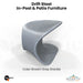 Tenjam Drift Stool In-Pool & Patio Furniture - Majestic Fountains