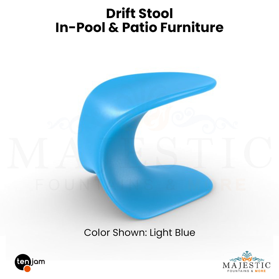 Tenjam Drift Stool In-Pool & Patio Furniture - Majestic Fountains