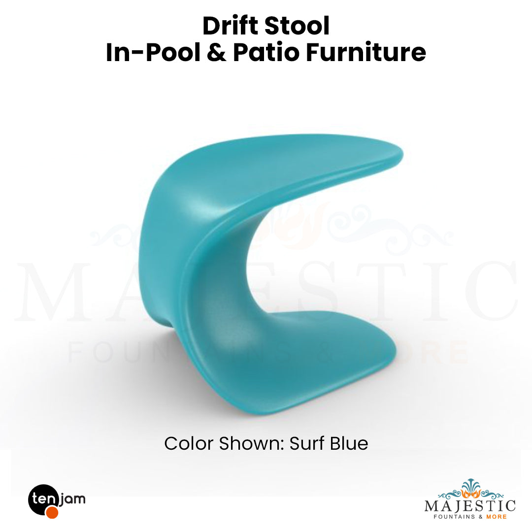 Tenjam Drift Stool In-Pool & Patio Furniture - Majestic Fountains