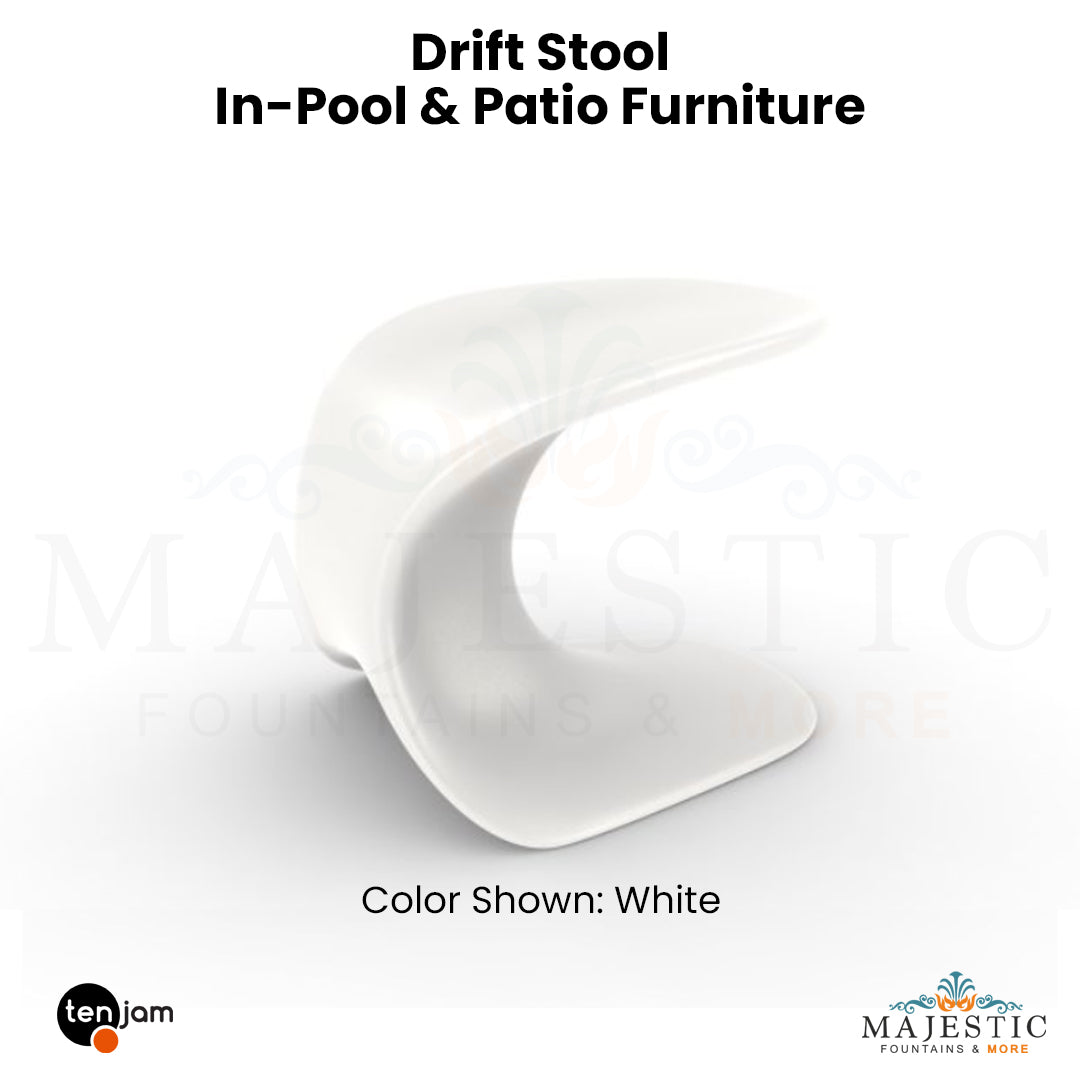 Tenjam Drift Stool In-Pool & Patio Furniture - Majestic Fountains