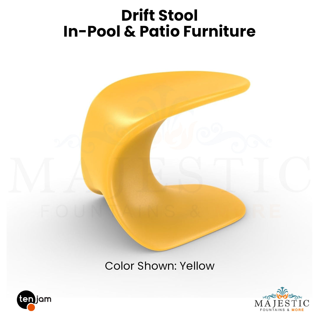 Tenjam Drift Stool In-Pool & Patio Furniture - Majestic Fountains