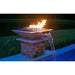 TessaRai Square Fire & Water Bowl in GFRC Concrete - Majestic Fountains