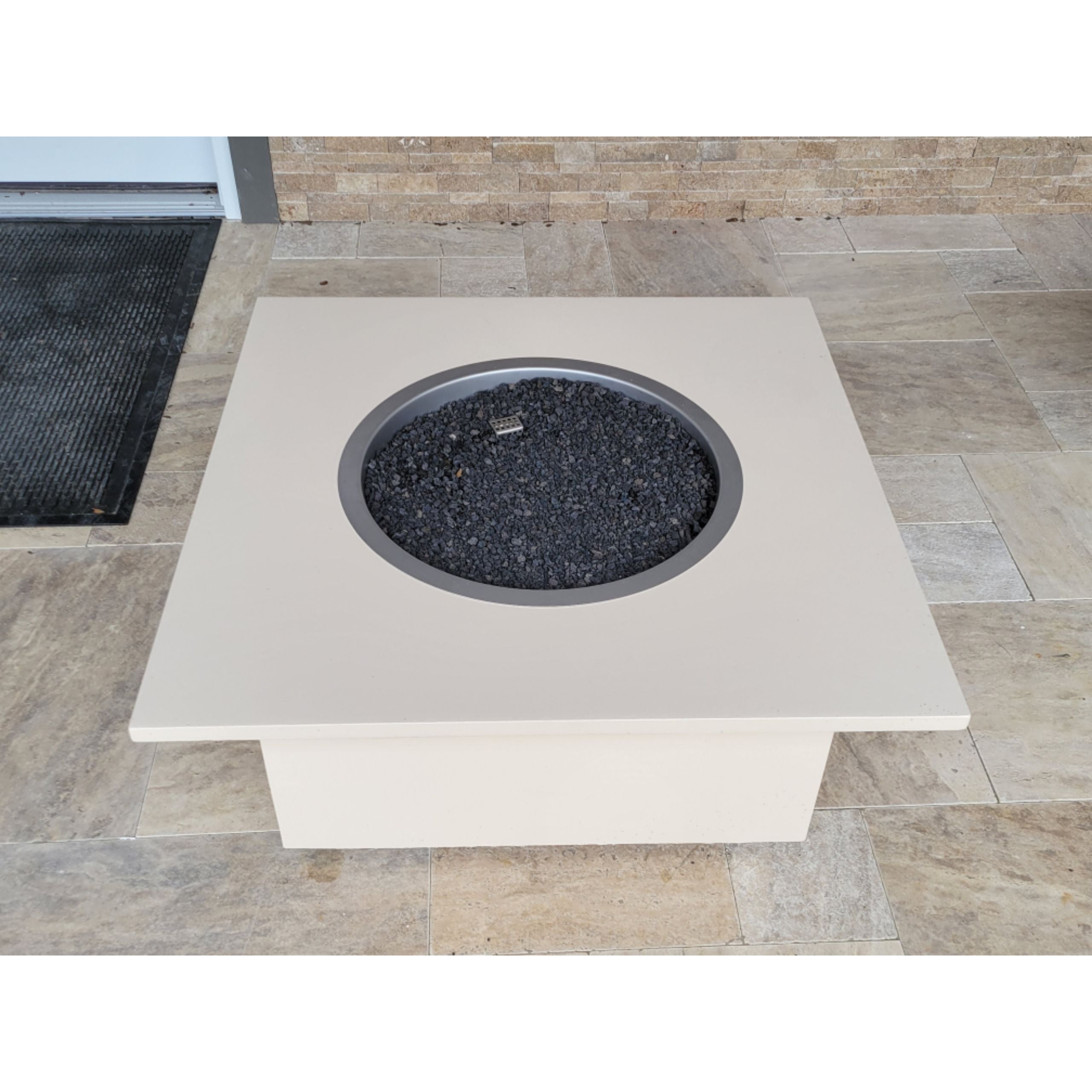 TessaRai 2 PC Square Fire Pit Table - Majestic Fountains and More