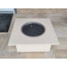 TessaRai 2 PC Square Fire Pit Table - Majestic Fountains and More