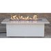 42L x 26W Rectangle Two-Piece Fire Pit Table in GFRC Concrete - Majestic Fountains