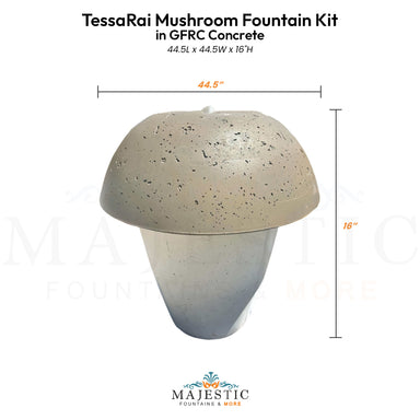 TessaRai Mushroom Fountain - Majestic Fountains and More