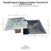 TessaRai Square Spillway Outdoor Fountain in GFRC Concrete - Majestic Fountains and More
