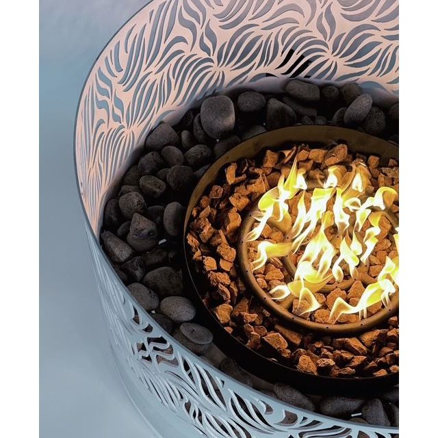 The Flora Fire Pit in Powder Coated - Majestic Fountains and More