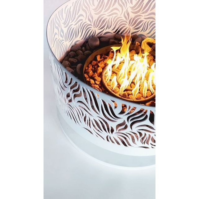 The Flora Fire Pit in Powder Coated