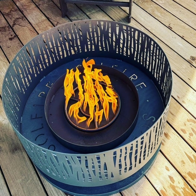 The Branch Fire Pit in Powder Coated - Majestic Fountains and More