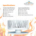 The Branch Fire Pit in Powder Coated  - Majestic Fountains
