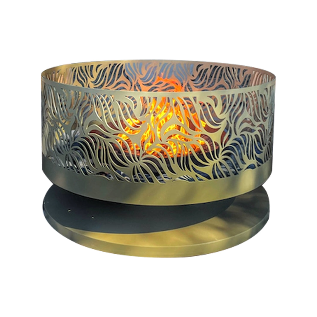 The Flora Fire Pit in Powder Coated - Majestic Fountains