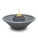 The Outdoor Plus Cazo 360 Fire & Water Bowl in GFRC Concrete - Majestic Fountains