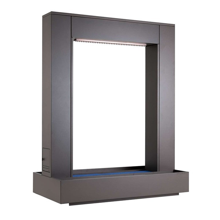 The Outdoor Plus Paradise Falls Rain Curtain Self Contained Unit in Powder Coated Metal - Majestic Fountains and More