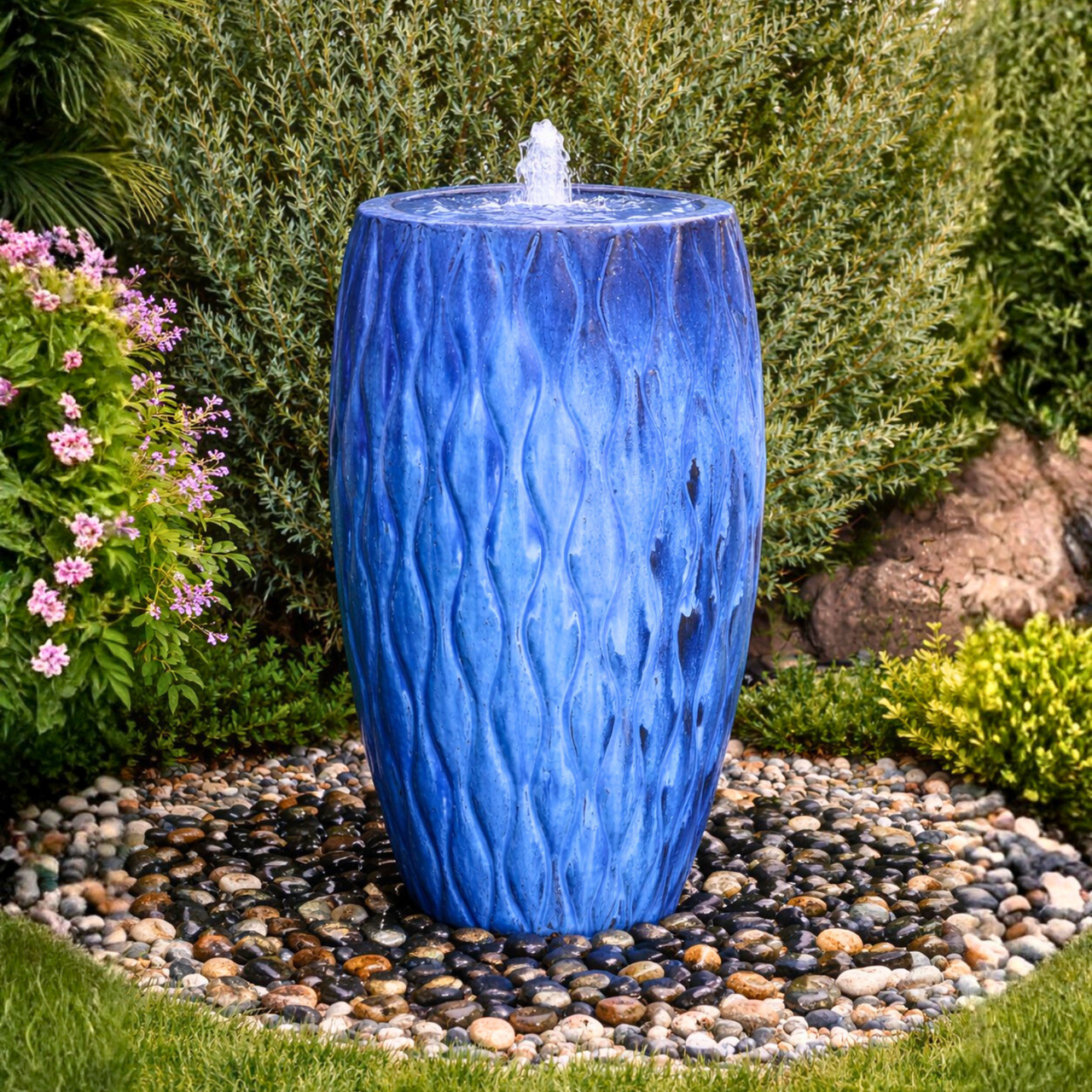 Cobalt Tivoli Single Vase Fountain Kit - FNT40311