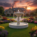 Toscana Outdoor Fountain with Basin - 1050 - Majestic Fountains
