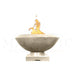 Toscano Fire Bowl PH-442-FB in GFRC Concrete by Prism Hardscapes Coastal   - Majestic Fountains