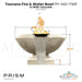 Toscano Fire & Water Bowl PH-442-FWB in GFRC Size - Majestic Fountains