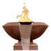 Toscano Fire & Water Bowl in GFRC Concrete by Prism Hardscapes - Majestic Fountains and More
