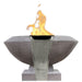 Toscano Fire & Water Bowl in GFRC Concrete by Prism Hardscapes - Majestic Fountains and More