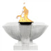 Toscano Fire & Water Bowl in GFRC Concrete by Prism Hardscapes - Majestic Fountains and More