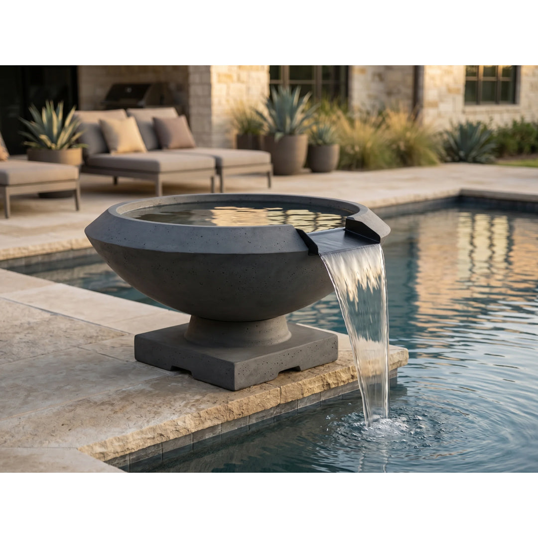 Toscano Water Bowl PH-442-WB in GFRC - Majestic Fountains