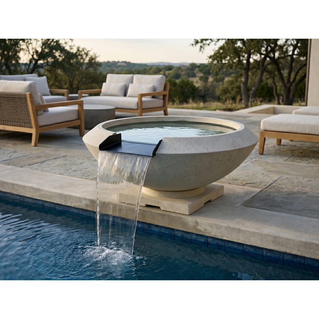 Toscano Water Bowl PH-442-WB in GFRC - Majestic Fountains