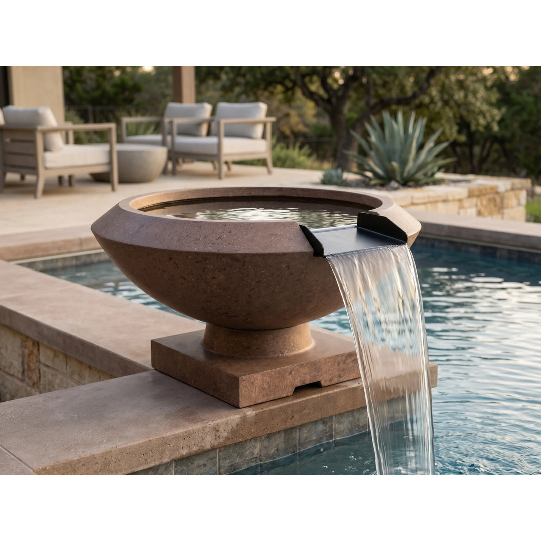 Toscano Water Bowl PH-442-WB in GFRC - Majestic Fountains