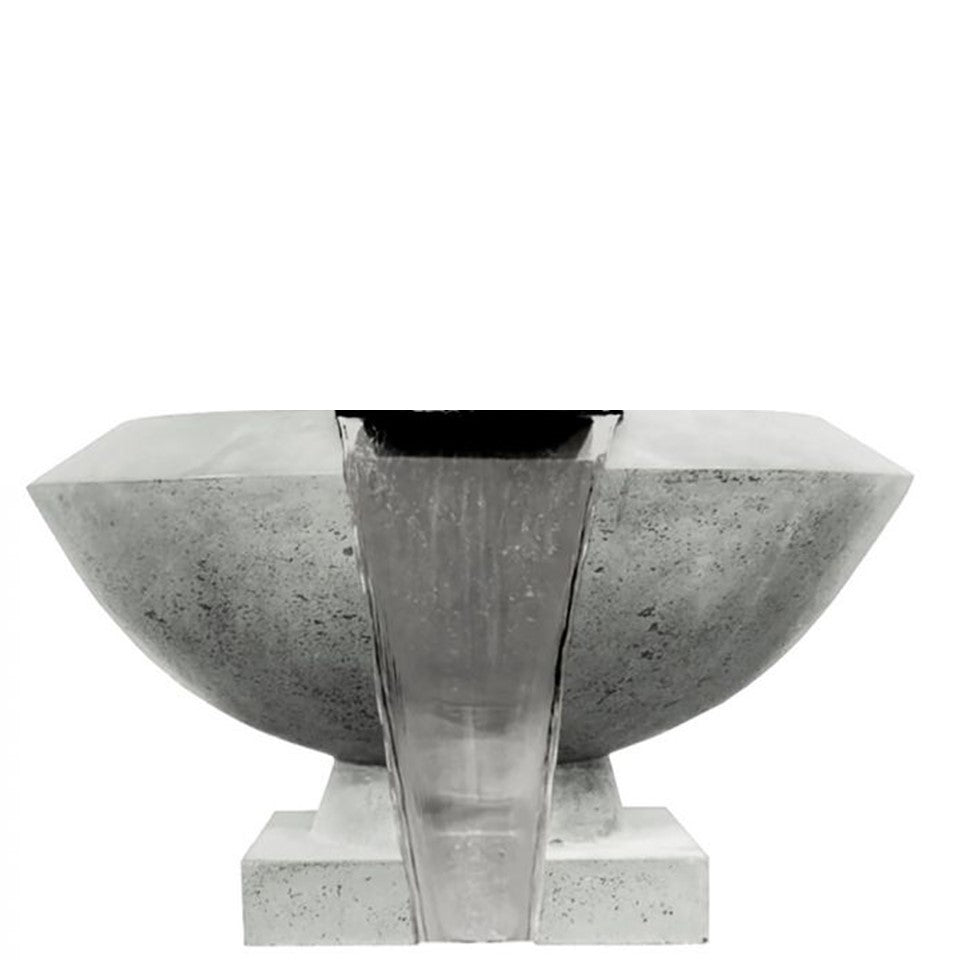 Toscano Water Bowl in GFRC Concrete by Prism Hardscapes - Majestic Fountains and More
