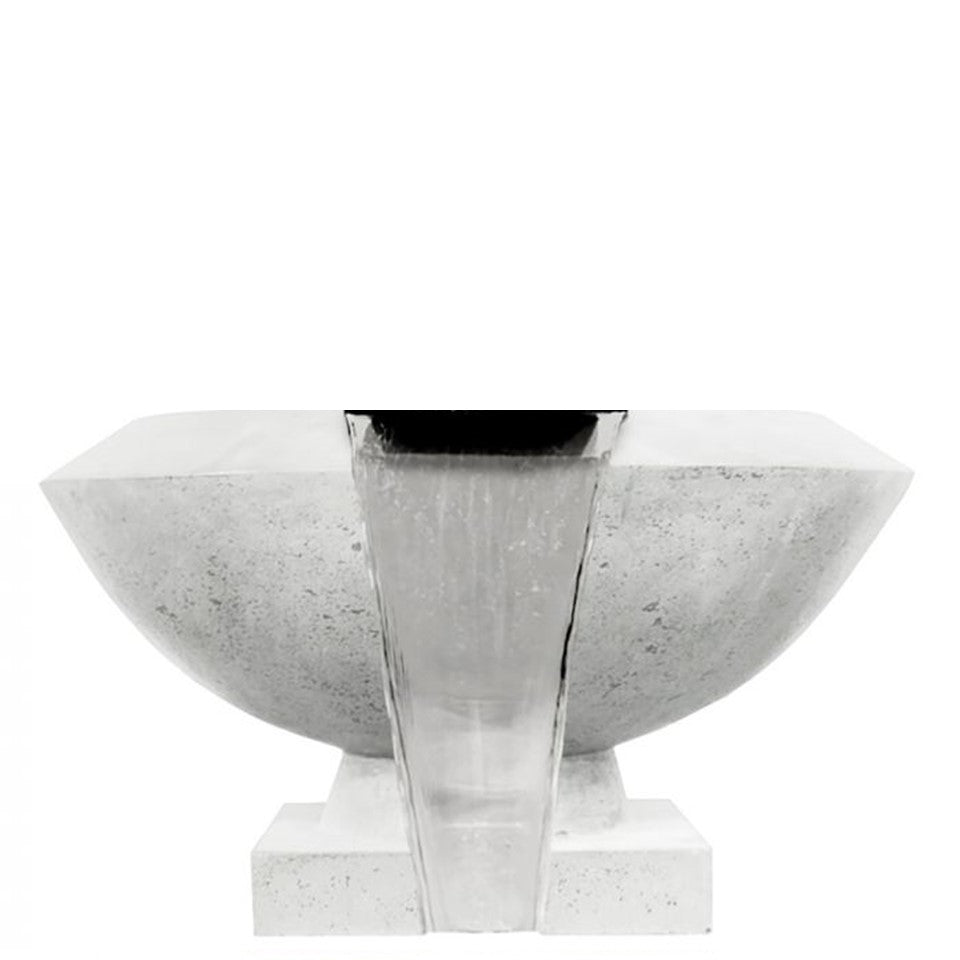 Toscano Water Bowl in GFRC Concrete by Prism Hardscapes - Majestic Fountains and More