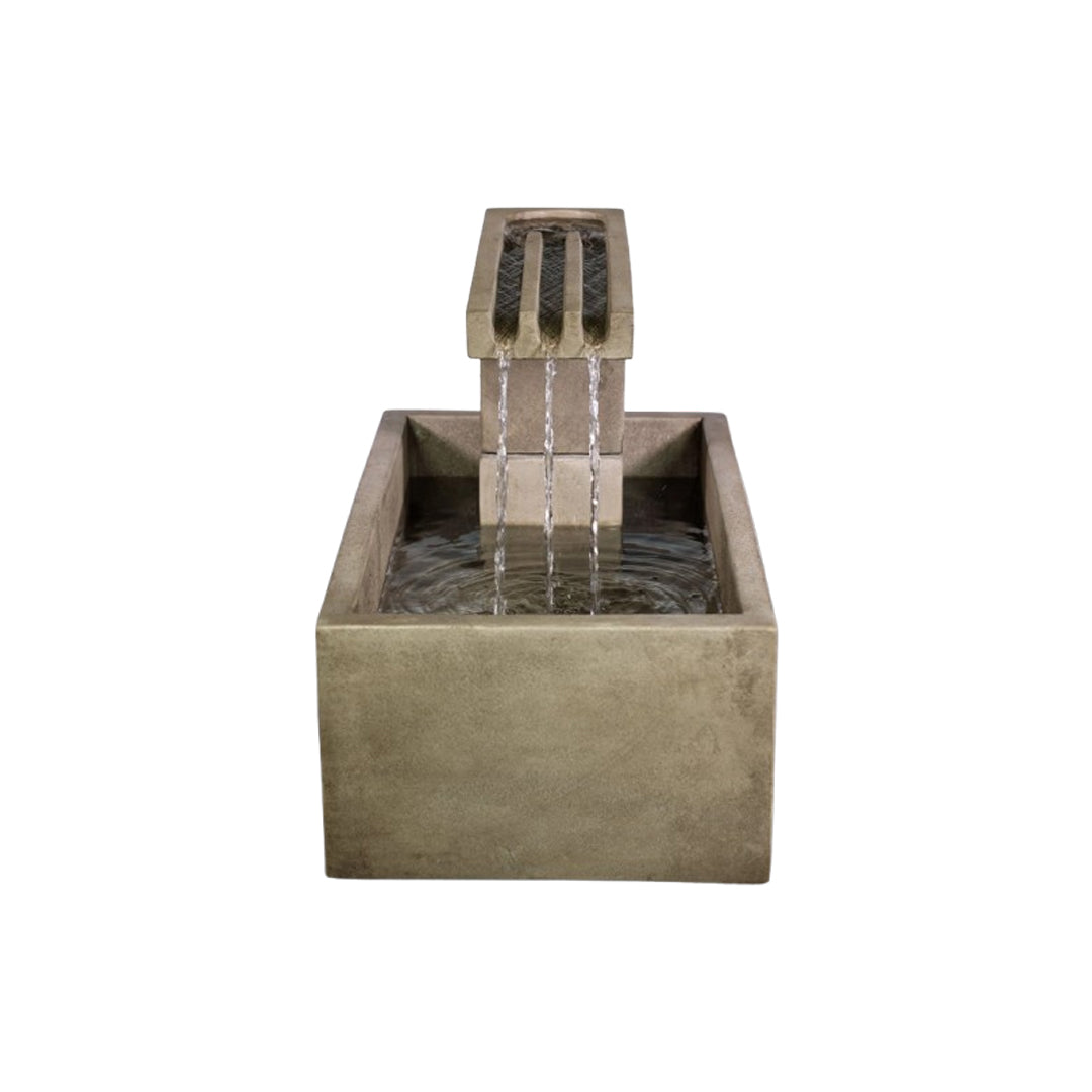 Trellis Terrace Concrete Fountain with Basin - #1831 -Majestic Fountains