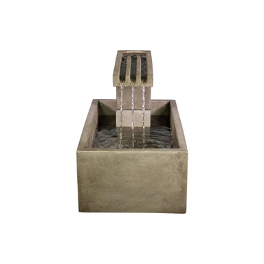 Trellis Terrace Concrete Fountain with Basin - #1831 -Majestic Fountains