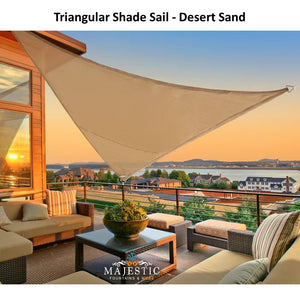 Triangular Shade Sail  - Majestic Fountains