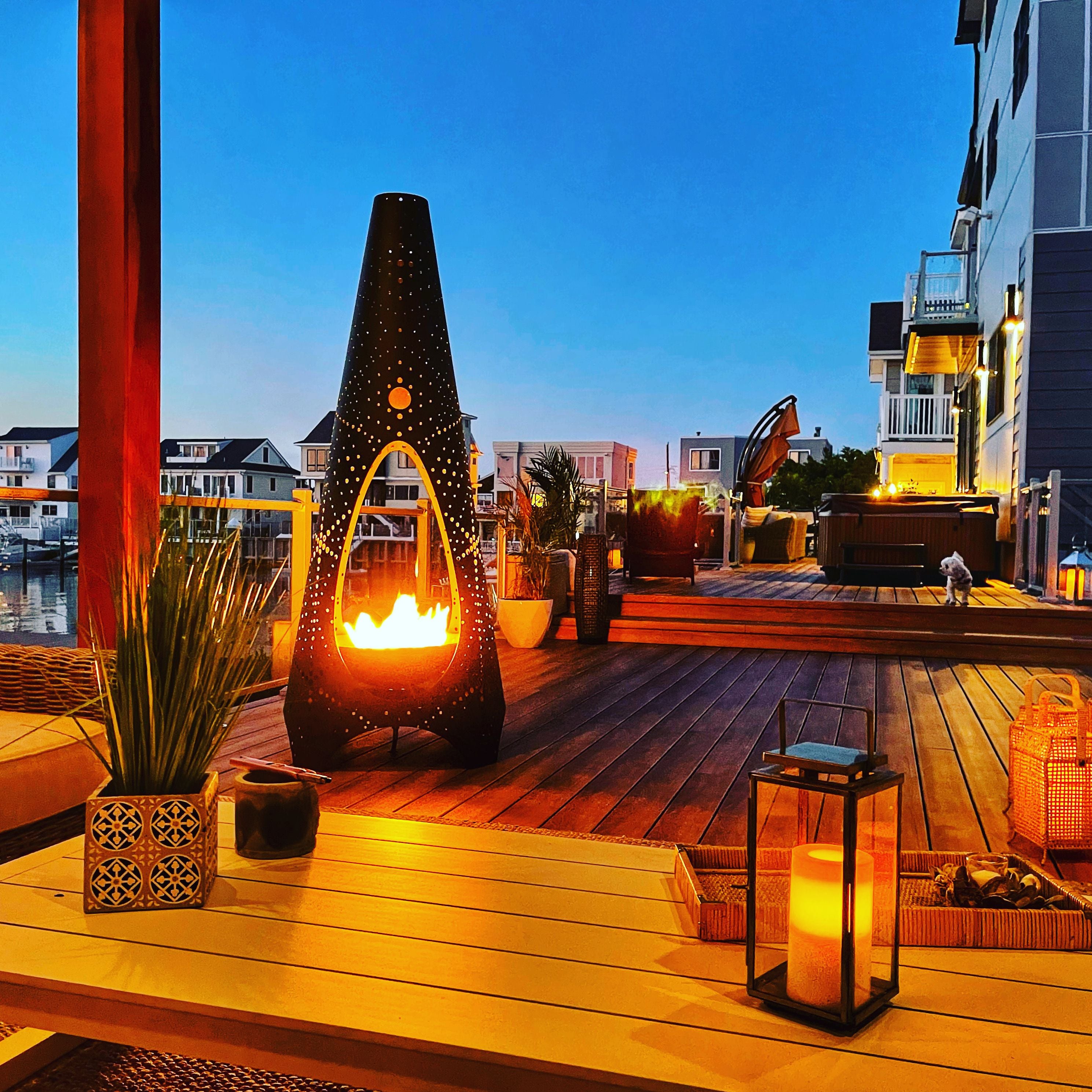 Tribalfire 7ft. Tall Fire Place