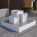 Trifecta Fountain in Powder Coated Aluminum Large - Majestic Fountains