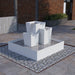 Trifecta Fountain in Powder Coated Aluminum Large - Majestic Fountains