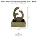 Trinity Falls Concrete Fountain with Basin - #1834    - Majestic Fountains