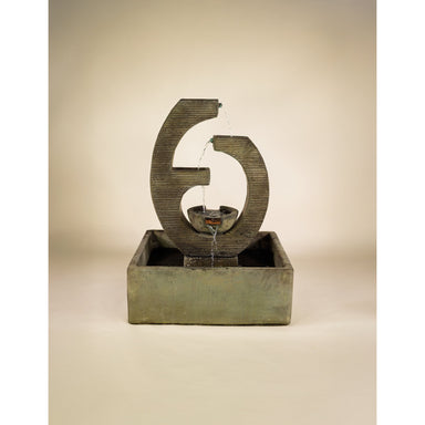 Trinity Falls Concrete Fountain with Basin - #1834 - Majestic Fountains and More