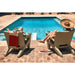 Tupelo Bask Lounge Chair - Set of 2 - In-Pool & Patio Furniture - Majestic Fountains