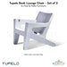 Tupelo Bask Lounge Chair - Set of 2 - In-Pool & Patio Furniture - Majestic Fountains