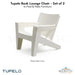 Tupelo Bask Lounge Chair - Set of 2 - In-Pool & Patio Furniture - Majestic Fountains