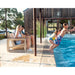 Tupelo Deck Lounge Chair Concrete - Set of 2 - In-Pool & Patio Furniture - Majestic Fountains