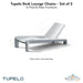 Tupelo Deck Lounge Chaise - Set of 2 - In-Pool & Patio Furniture - Majestic Fountains
