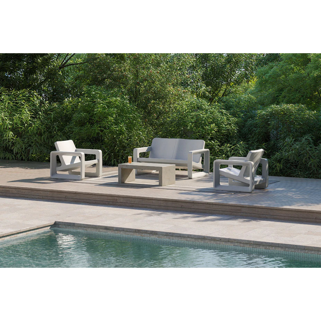 Tupelo Deck Loveseat Bench - In-Pool & Patio Furniture - Majestic Fountains