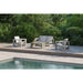 Tupelo Deck Loveseat Bench - In-Pool & Patio Furniture - Majestic Fountains