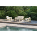 Tupelo Deck Loveseat Bench - In-Pool & Patio Furniture - Majestic Fountains