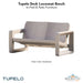 Tupelo Deck Loveseat Bench - In-Pool & Patio Furniture - Majestic Fountains