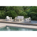 Tupelo Deck Loveseat Bench - In-Pool & Patio Furniture - Majestic Fountains