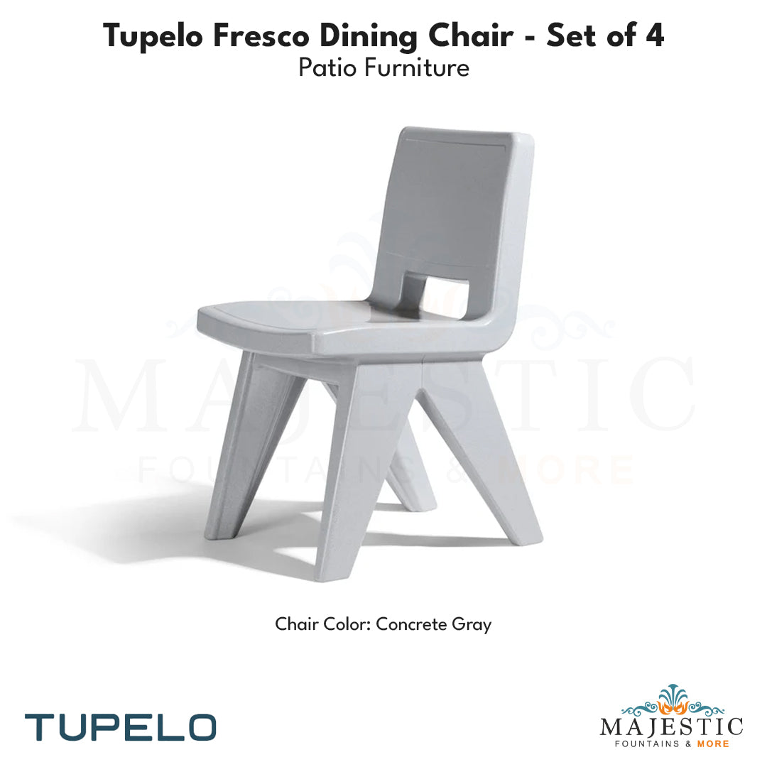Tupelo Fresco Dining Chair - Set of 4 - Patio Furniture - Majestic Fountains