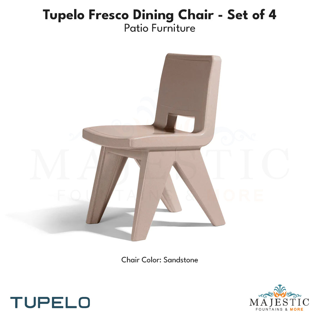 Tupelo Fresco Dining Chair - Set of 4 - Patio Furniture - Majestic Fountains